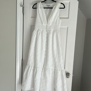 En Saison white maxi dress never worn